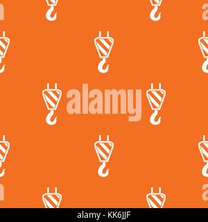 Crane hook pattern seamless Stock Vector
