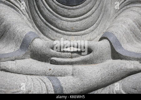 Buddha Figur aus Stein - Buddha figurine of stone Stock Photo