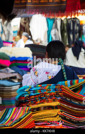 Otavalo Market, Ecuador South America Stock Photo