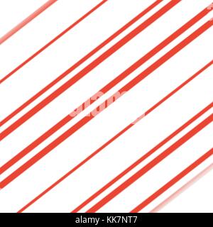 red watercolor diagonal stripes pattern on white background, vector illustration Stock Vector