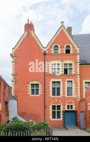 The Musee de l'Hospice Comtesse in Lille, a medieval hospice which is now a museum Stock Photo