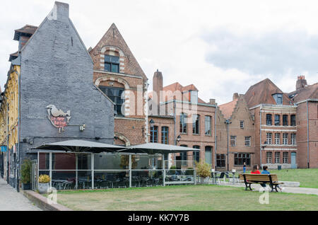 The Musee de l'Hospice Comtesse in Lille, a medieval hospice which is now a museum Stock Photo