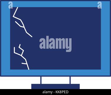 computer monitor icon Stock Vector
