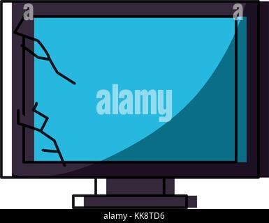 computer monitor icon Stock Vector