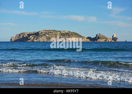 Spain marine reserve the Medes islands, Mediterranean sea, Estartit, Costa Brava, Catalonia Stock Photo