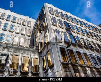 The 8 Waterstreet concrete clad building on Water Street, Liverpool, UK Stock Photo