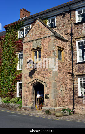 Luttrell Arms Hotel, Dunster, Somerset Stock Photo