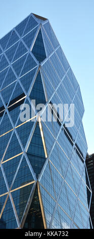 NEW YORK CITY - AUGUST 07  The Hearst Headquaters building by the famous architect Norman Foster in New York on August 07, 2013 in New York City, NY Stock Photo