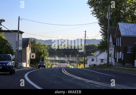 De Soto, Iowa, USA. 6th June, 2017. Main Street is seen in De Soto, Wisconsin, on Tuesday, June 6, 2017. Credit: Andy Abeyta, Quad-City Times/Quad-City Times/ZUMA Wire/Alamy Live News Stock Photo
