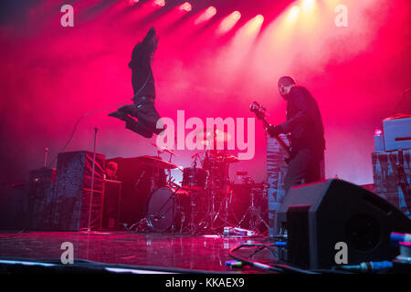 Brighton, UK. 29th Nov, 2017. At the Drive-In supporting Royal Blood at The Brighton Centre, England. Credit: Jason Richardson/Alamy Live News Stock Photo