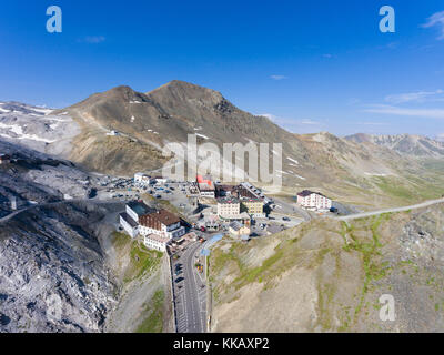 Stelvio Pass - National Park Stock Photo