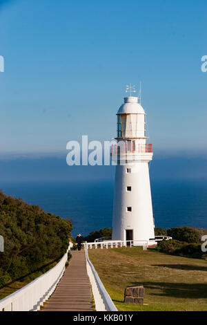 Australia, Cape Oatway, Great Ocean Road, Victoria, lighthouse, oldest working Stock Photo