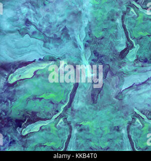 Abstract background with fingerprints made from plasticine. Stock Photo