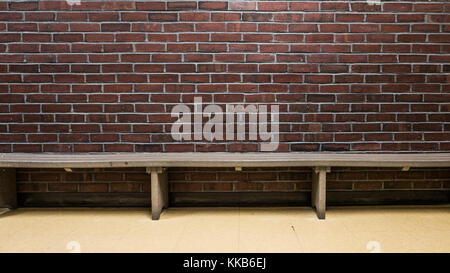 interior of urban school in Portland, Maine Stock Photo