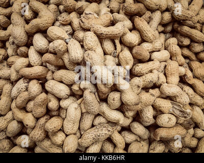 peanuts, pile of nuts - peanut background Stock Photo