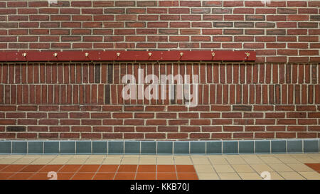 interior of urban school in Portland, Maine Stock Photo