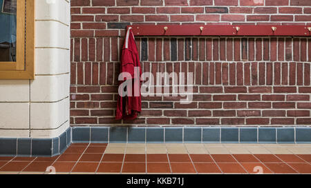 interior of urban school in Portland, Maine Stock Photo