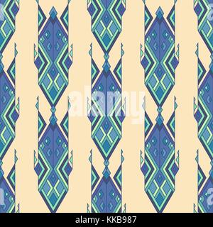 Vector Tribal vintage ethnic seamless pattern. Aztec, mexican, navajo, african motif Stock Vector
