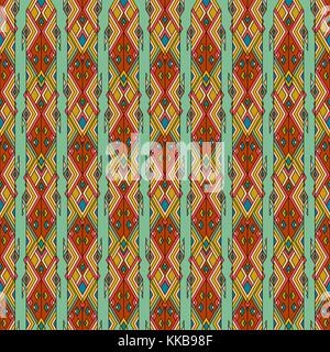 Vector Tribal vintage ethnic seamless pattern. Aztec, mexican, navajo, african motif Stock Vector