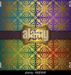 Royal wallpaper seamless floral pattern, Luxury background. Stock Vector