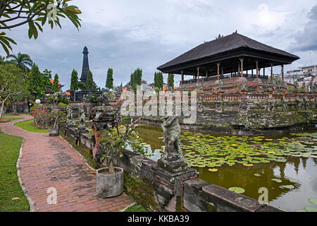 Kertha Gosa Pavilion of Klungkung Palace / Puri Agung Semarapura in the city Semarapura on the island Bali, Indonesia Stock Photo