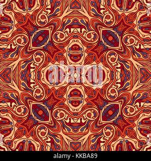 Colorful doodle abstract seamless pattern. Can be used for wallpaper, pattern fills, web page background, surface textures. Stock Vector