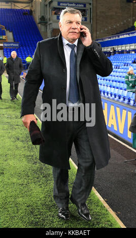 Sam Goodison Sam Allardyce arrives at Goodison Park. PRESS ASSOCIATION Photo ...