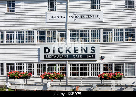 Halstead Antiques Centre, Townsford Mill, The Causeway, Halstead, Essex, England, United Kingdom Stock Photo