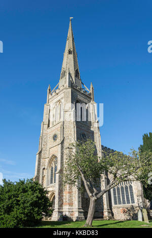 St John the Baptist Parish Church, Watling Street, Thaxted, Essex, England, United Kingdom Stock Photo