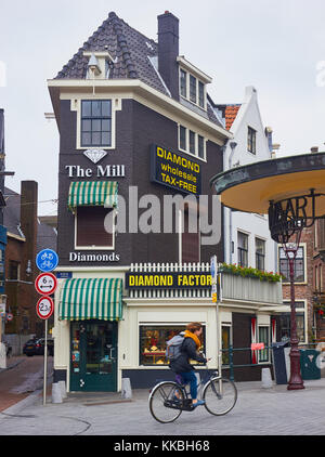 Diamond factory, Amsterdam, Holland Stock Photo