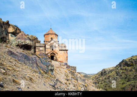 Kosh, Armenia - November 14, 2017: Saint Stepanos Church (7th century) in the village of Kosh, Armenia Stock Photo