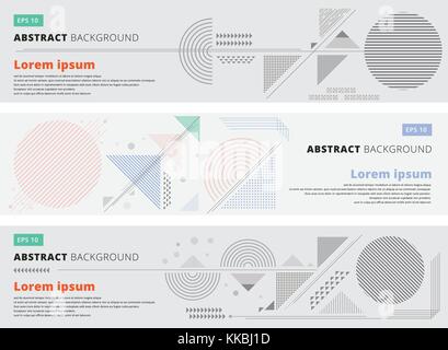 Abstract geometric composition forms modern background with decorative triangles and patterns backdrop vector illustration for print, ad, magazine, ba Stock Vector