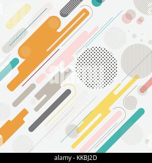 Abstract geometric dynamic element multicolor background, vector background Stock Vector