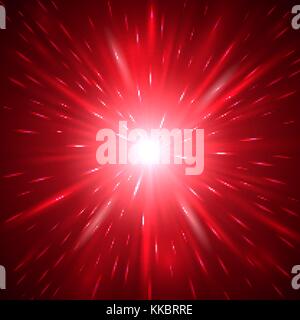 Red abstract light background Stock Vector