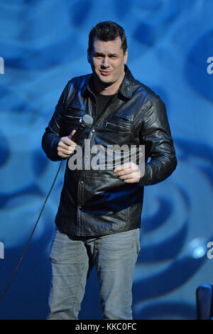 HOLLYWOOD FL - JANUARY 30: Australian comedian, actor and writer, Jim Jefferies performs at Hard Rock Live held at the Seminole Hard Rock Hotel & Casino on January 30, 2016 in Hollywood, Florida   People:  Jim Jefferies Stock Photo