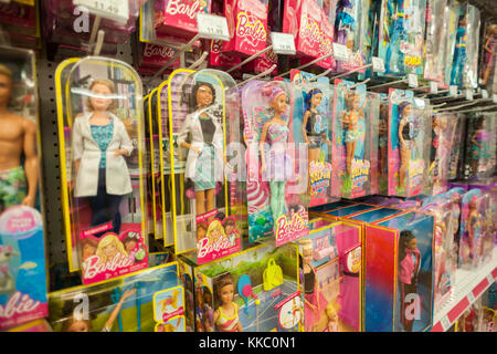 Barbie Dolls Selection At A Toys R Us Store In Toronto, Canada Stock 