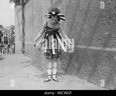 Bathing beach parade, July 26, 1919 Stock Photo