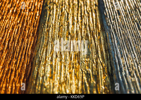 close up of color corrugated paper background Stock Photo