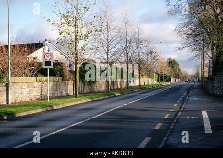 Quiet afternoon on the roads in Celbridge, Co. Kildare, Ireland Stock Photo