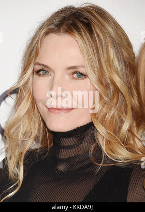 US actress Michelle Pfeiffer arrives for the press conference of the