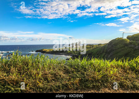 Beautiful coastal part on road to Hana, Maui, Hawaii Stock Photo
