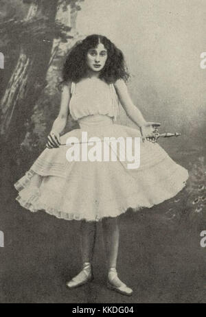 Giselle - Anna Pavlova,1903 Stock Photo