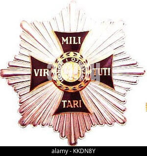 Virtuti Militari Grand Cross Order Star Stock Photo