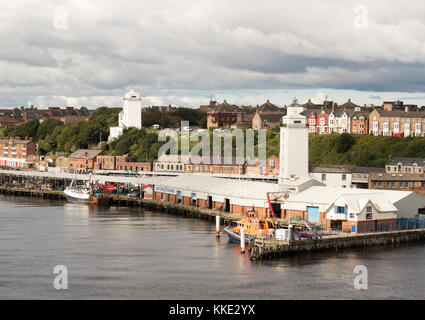 The New Low and High Lights, North Shields Fish Quay, North Tyneside, England, UK Stock Photo