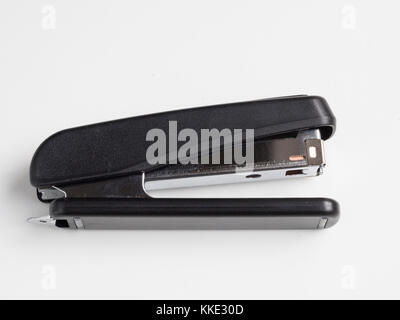 Staple on white background Stock Photo