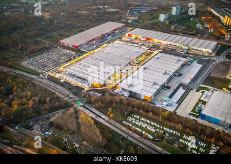 Amazon logistics centers in the Ruhr area, logistics center DTM2 in Dortmund located on the site of the former Westfalenhütte, Amazon logistics center Stock Photo