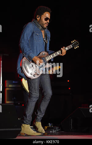 WEST PALM BEACH - APRIL 29: Lenny Kravitz performs during Sunfest on ...