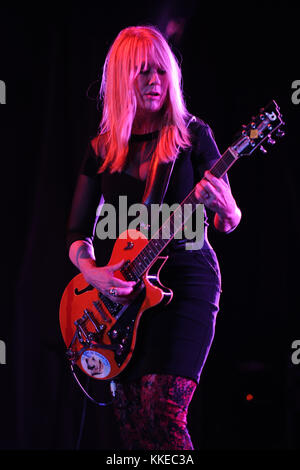 MIAMI BEACH , FL - APRIL 11: Nancy Wilson of Heart performs at the ...