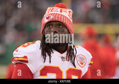 Arlington, Texas, USA. 5th Nov, 2017. Kansas City Chiefs safety Ron Parker ( 38) during an NFL football game between the Kansas City Chiefs and the  Dallas Cowboys at AT&T Stadium in Arlington