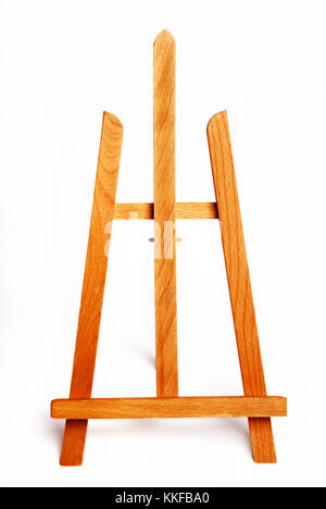 painter easel isolated Stock Photo